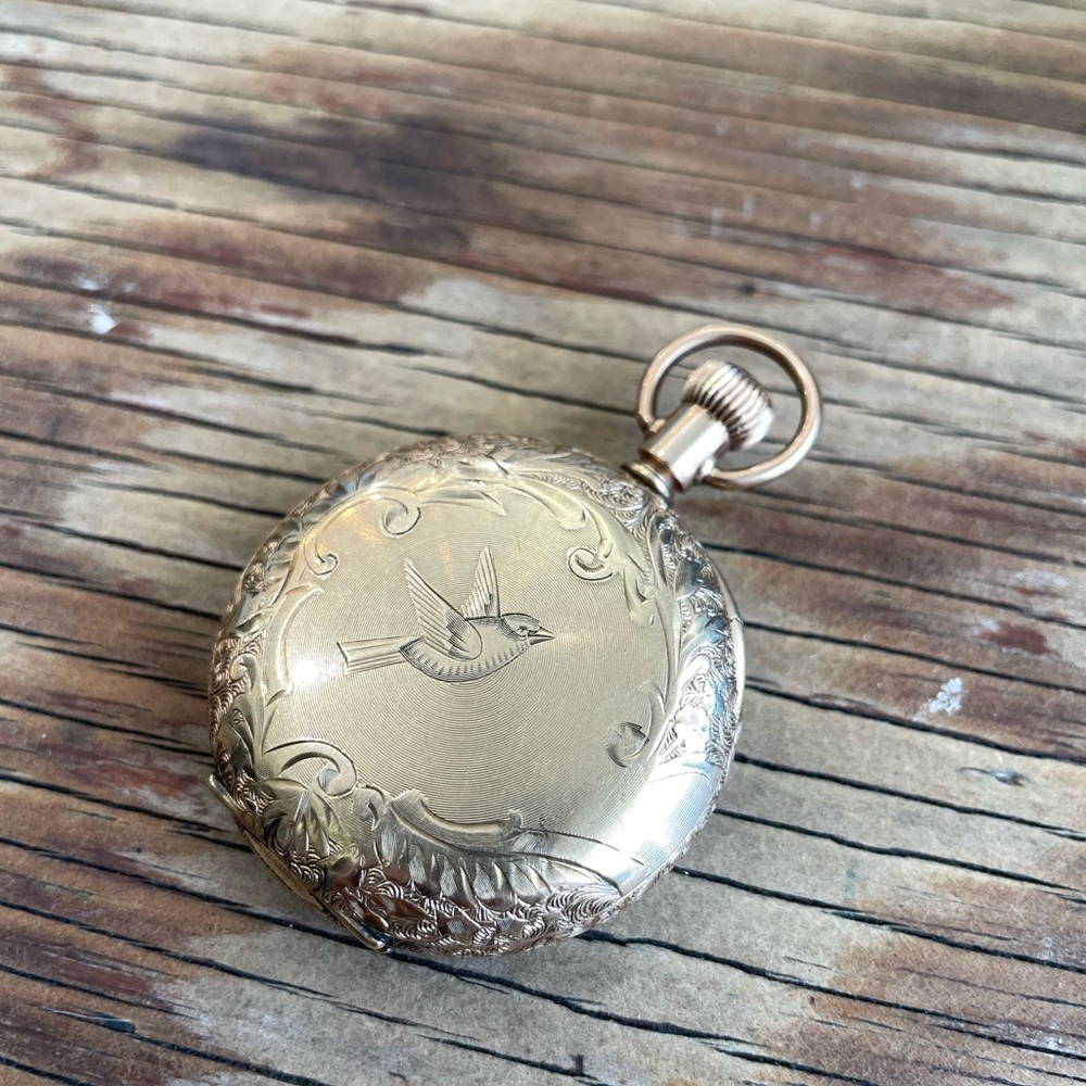 Antique Vintage Elgin Pocket Watch Grade 117 6s Model 2 7j